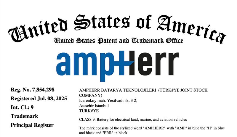 AMPHERR is registered as US Trademark